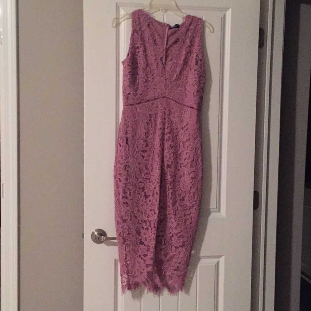 Pink Lace Dress